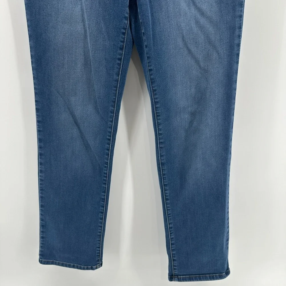 1822 Denim Jeans Womens 8/29 Blue Better Butter Slim Straight Mid-Rise Whisker